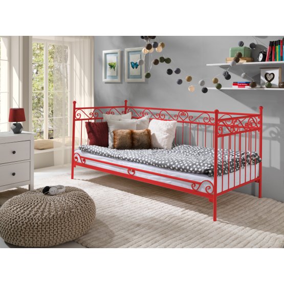 Metal bed model 2 S red